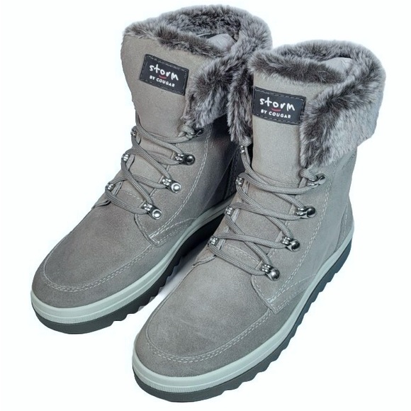 STORM BY COUGAR Shoes - NWT Cougar Waterproof Suede Lace-Up Ankle Boots Size: 8 EUR 38.5 SUPER COMFY